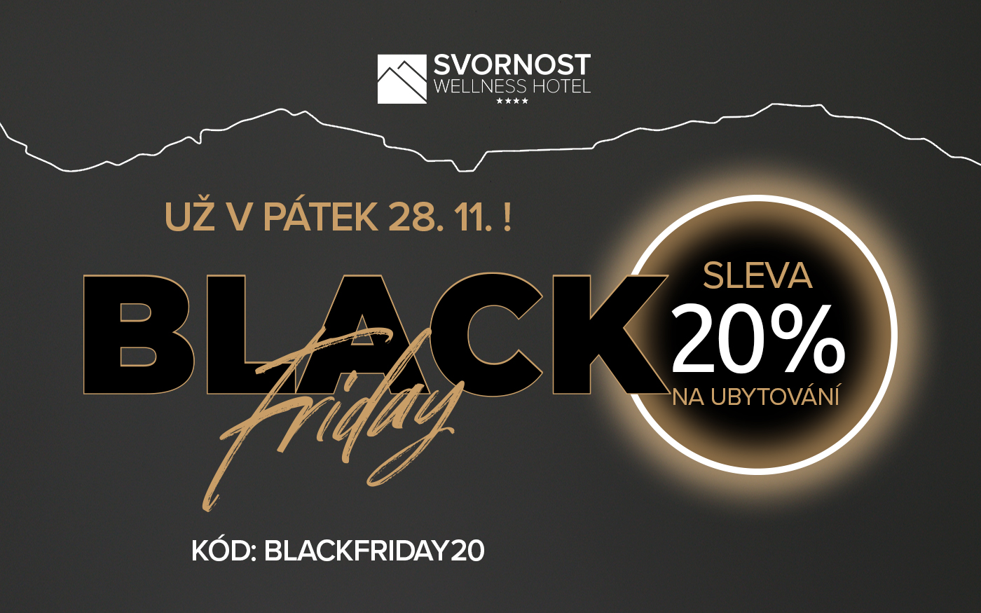 V pátek 28. 11. startuje Black Friday ve Svornosti