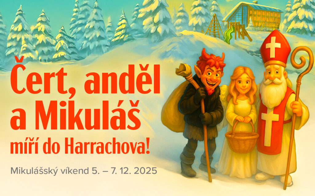Čert, anděl a Mikuláš míří do Harrachova