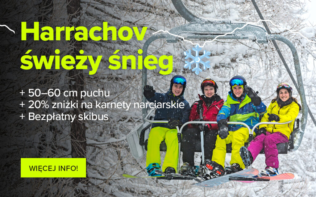 Harrachov, świeży śnieg