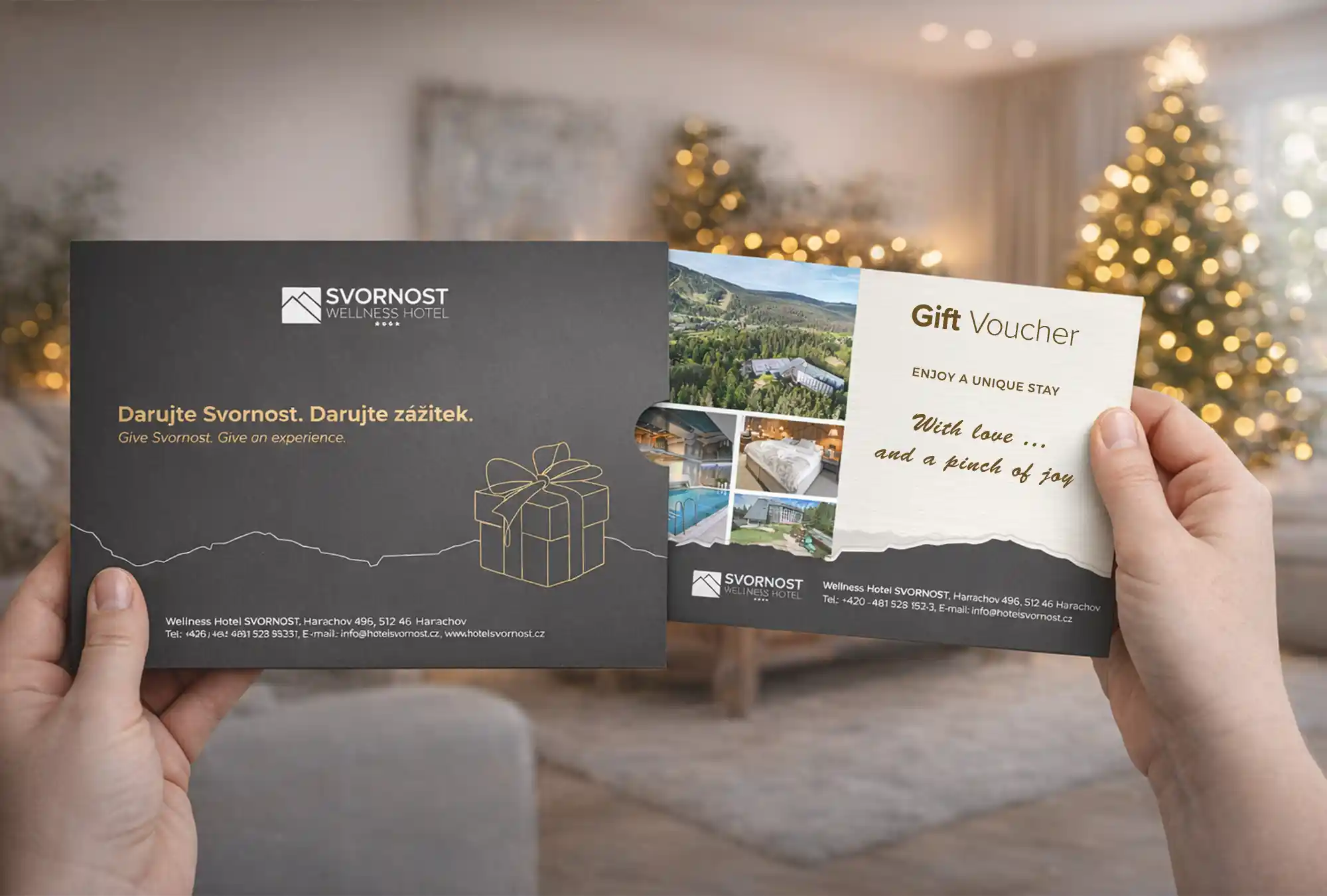 Give a gift voucher to the Wellness Hotel Svornost in Harrachov