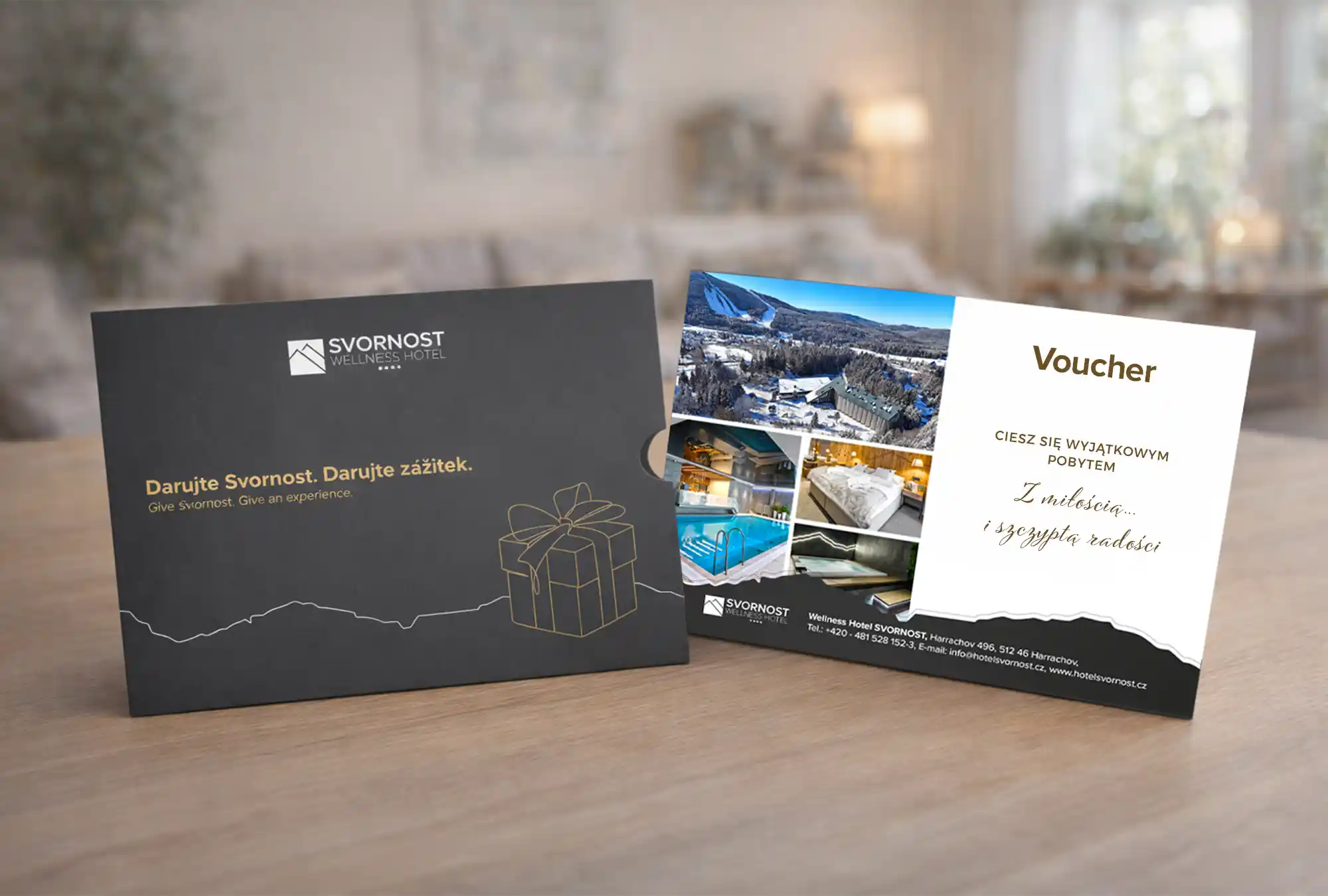 Podaruj voucher upominkowy do Wellness Hotelu Svornost w Harrachovie